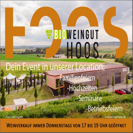 Weingut Hoos DEIN EVENT in unserer Location